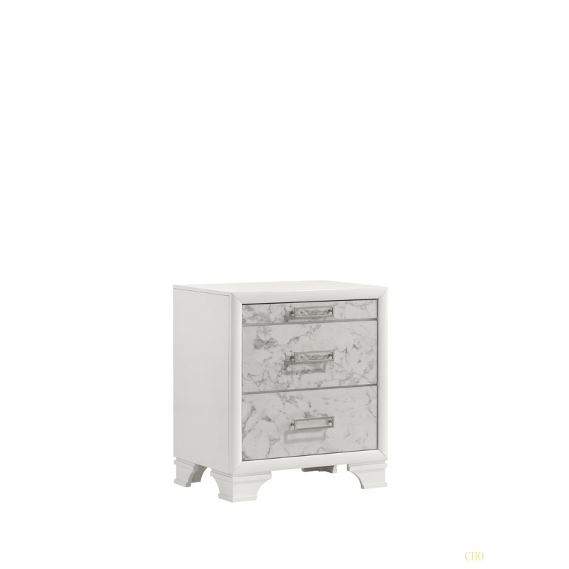 Table de chevet de style moderne en bois