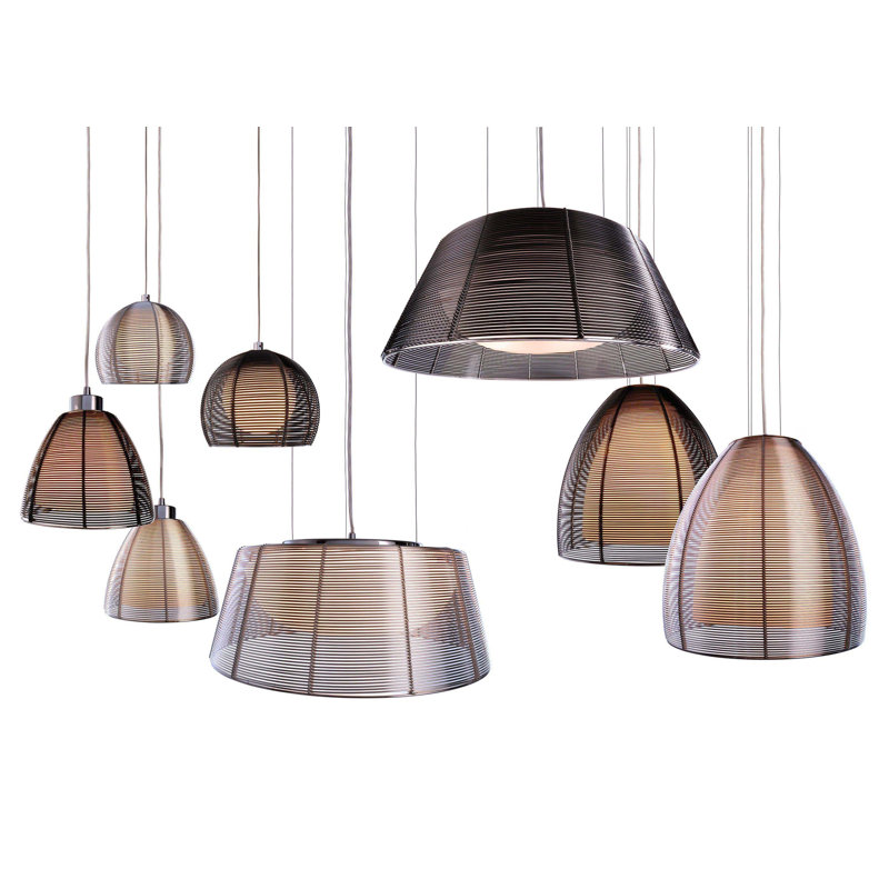 3 - Light Dome Pendant, Silver, Silver