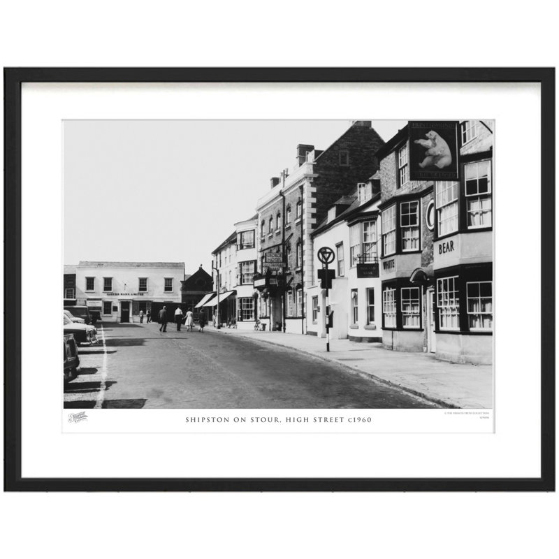 Shipston On Stour, High Street C1960 by Francis Frith - Single Picture Frame Print, 28cm H x 36cm W x 2.3cm D