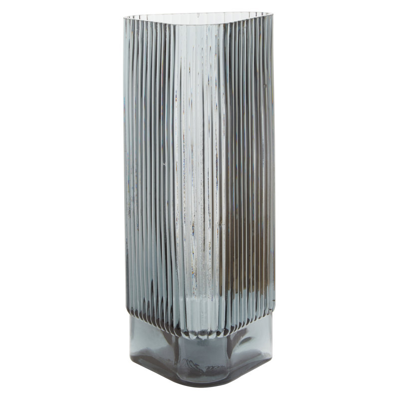 Deaudra Glass Table Vase, 25cm H x 10cm W x 10cm D