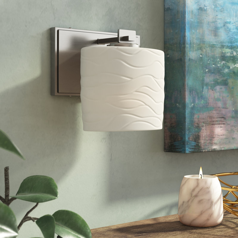 Darrien Armed Sconce, Brushed Nickel