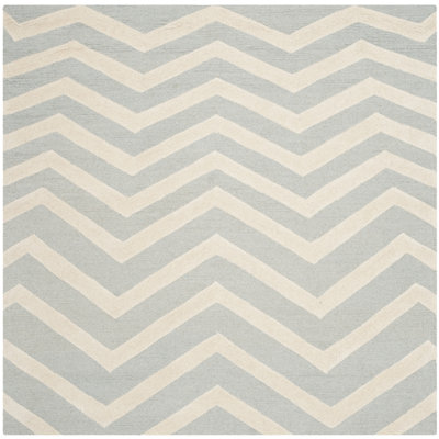 Sanyla Hand Tufted Wool Chevron Rug