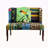 44X25x38" Vesta Bird Collage Print Settee