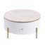 Table basse moderne avec 2 grands tiroirs de rangement Modern (31,5 po)