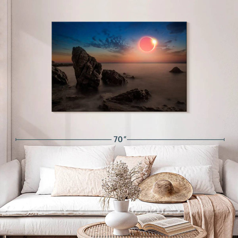 Gillard Solar Eclipse Gillard Scene, 30" H x 45" W
