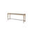 Frosted Glass Console Table With 3 Stools