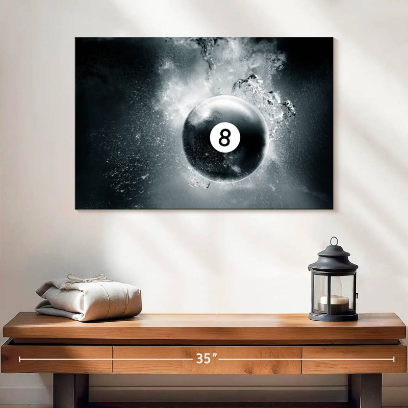 Goutte d'eau à huit boules, H 32 po x l 48 po