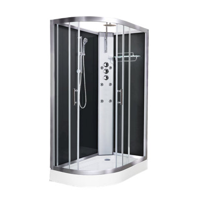 Vidalux Pure 1200 Right 1200 x 800 Shower Cabin-White