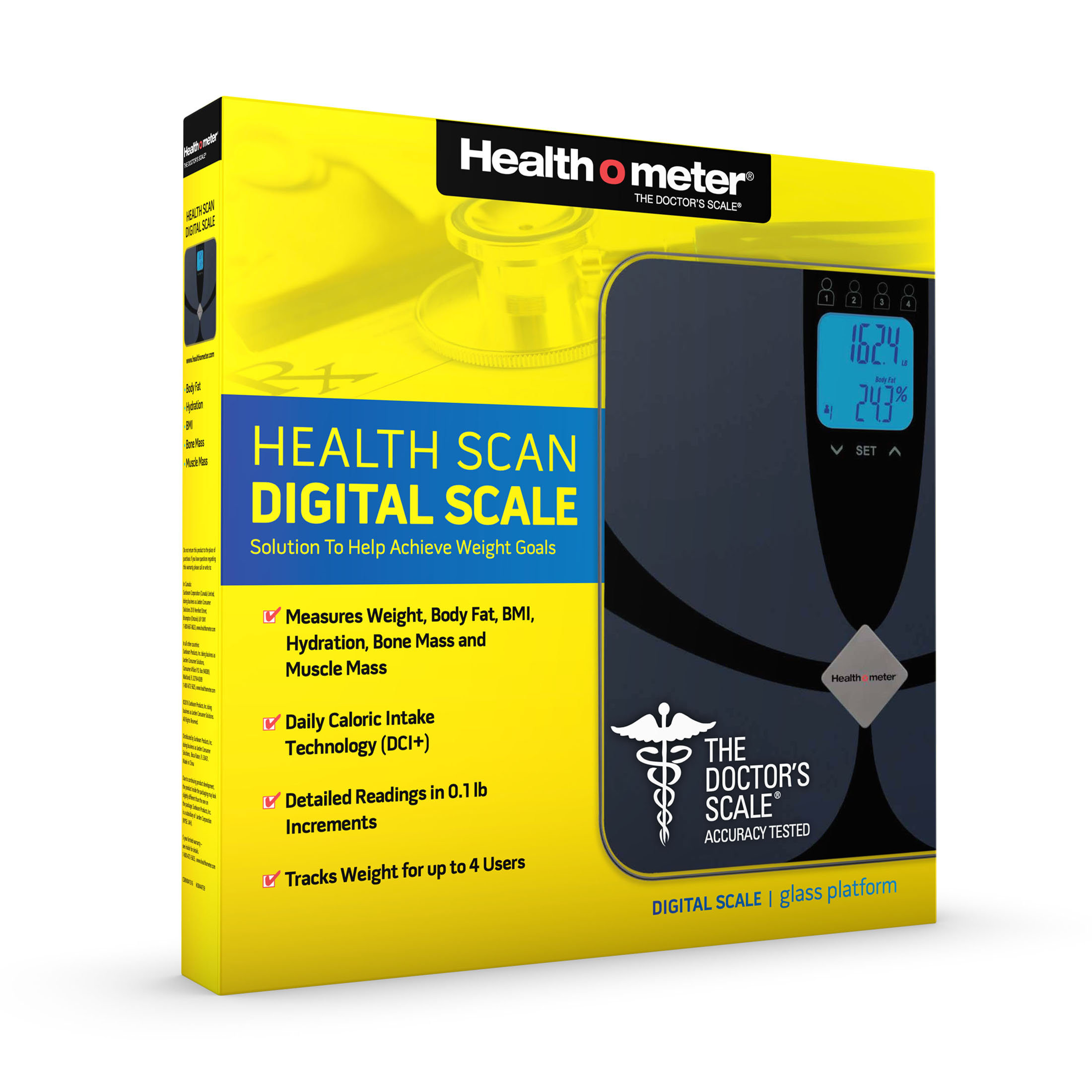 Healthometer Health O Meter Health Scan Body Composition Weight