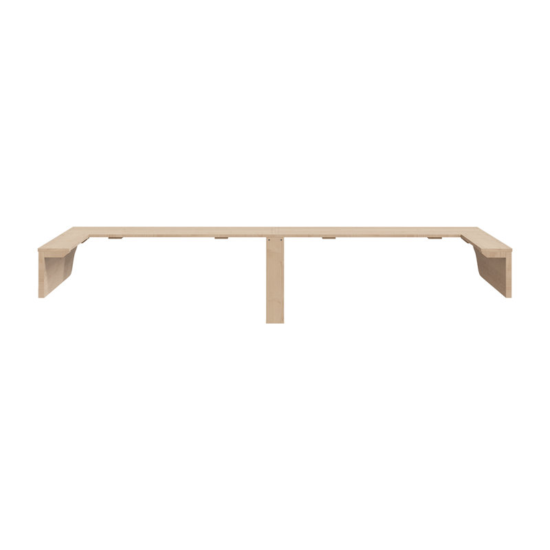 Table de bar d'extérieur en bois de cèdre massif, station de bar de divertissement dans la cour résistante aux intempéries