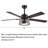 Aarshiya 52'' Ceiling Fan with LED Lights