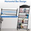 147cm H x 63cm W Iron Bookcase