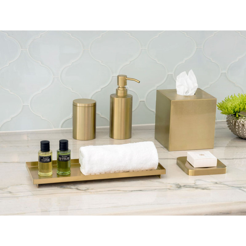 Contenant de rangement pour salle de bain, Argent