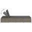 Chaise longue en rotin de polyester gris avec coussin flottant-809185835-809185839