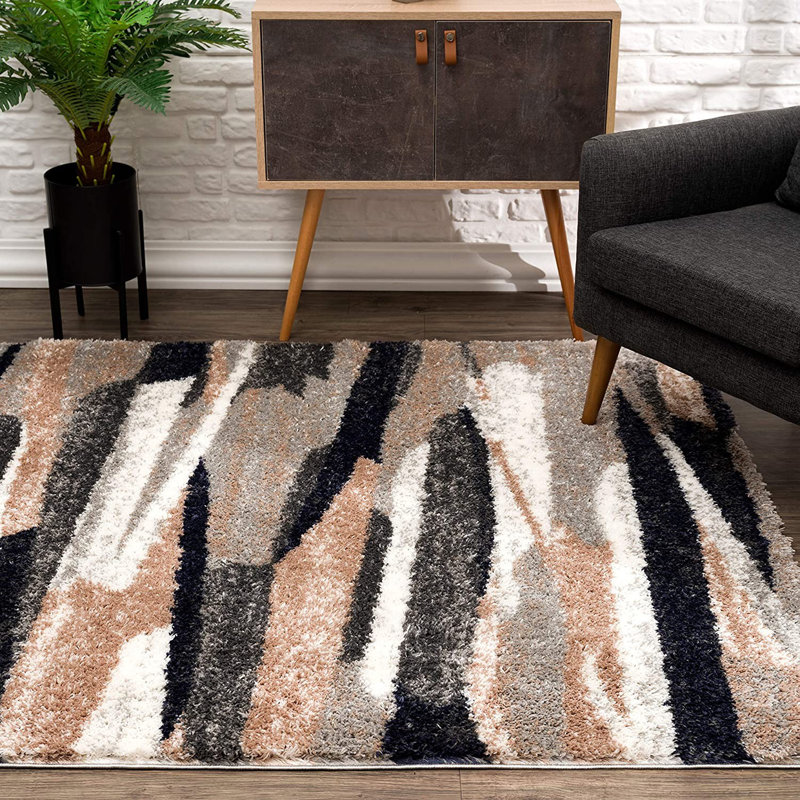Pjetur Abstract Indoor Rug, Rectangle 8' x 11'