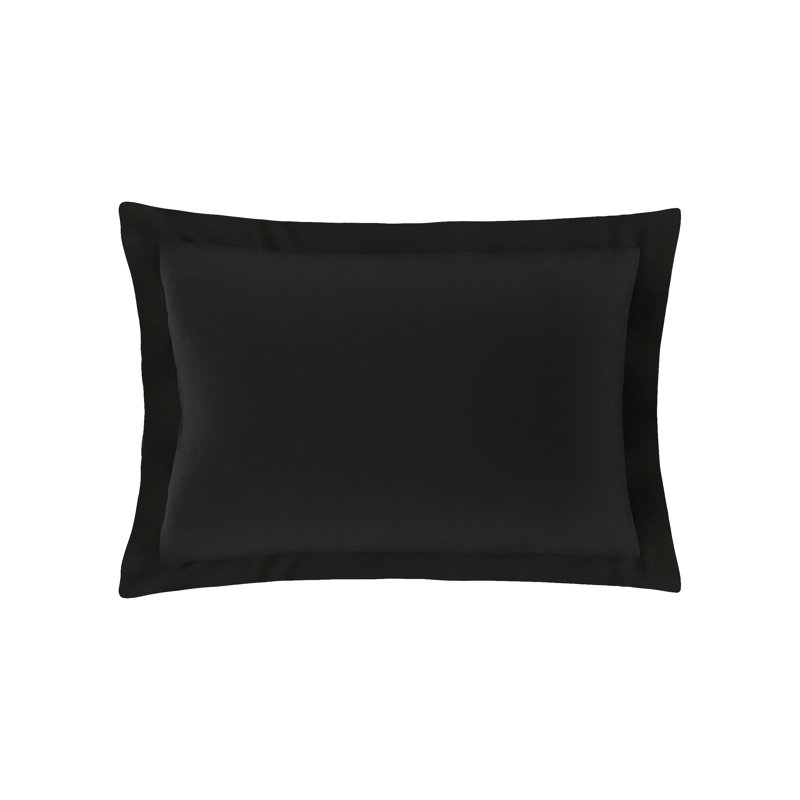 Polyester Sham Set, Black