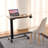 Overbed Table, Mobile Bed Side Table with 4 Wheels, Electric Lifting with Upgrade Button, Rolling Laptop Desk with Cup Holder, Height Adjustable Overbed Desk for Home, Office, Study-976521269