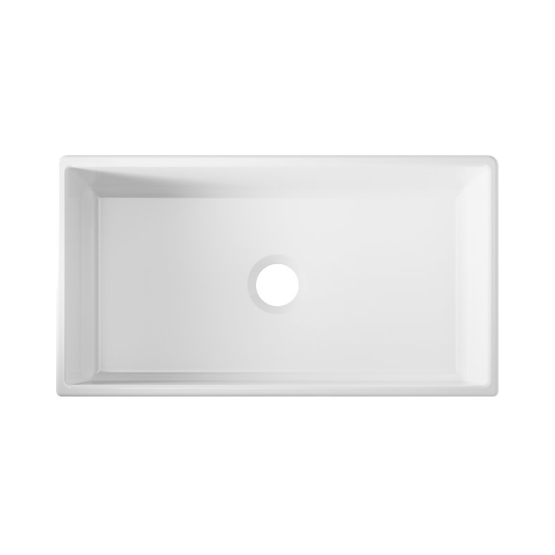 33'' L Single Bowl Fireclay Kitchen Sink
