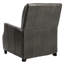 Fauteuil inclinable en cuir véritable Lavanda-86606355