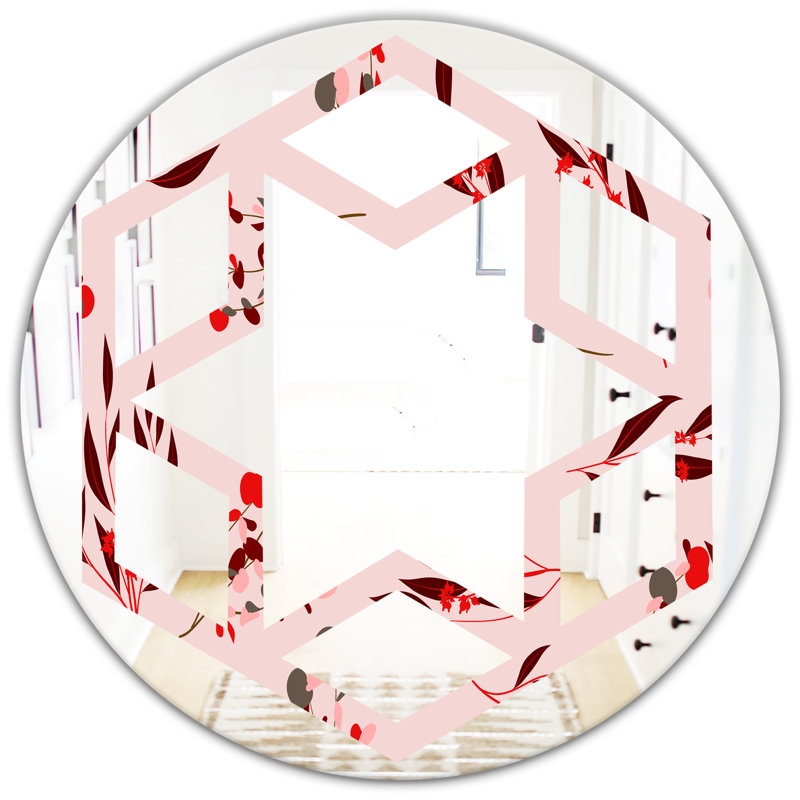 Miroir mural Hexagon Star Eucalyptus, H 31,5 po x l po