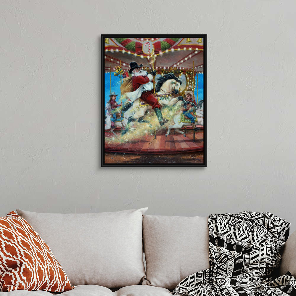 " Merry Go Round " by Jack Sorenson Painting Print The Holiday Aisle® 