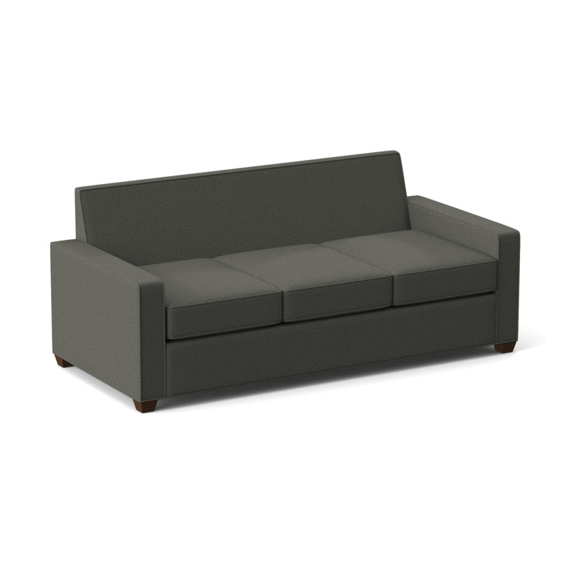 Avery Queen Sleeper Sofa, Montana Walnut, Hybrid, Dorset Ash