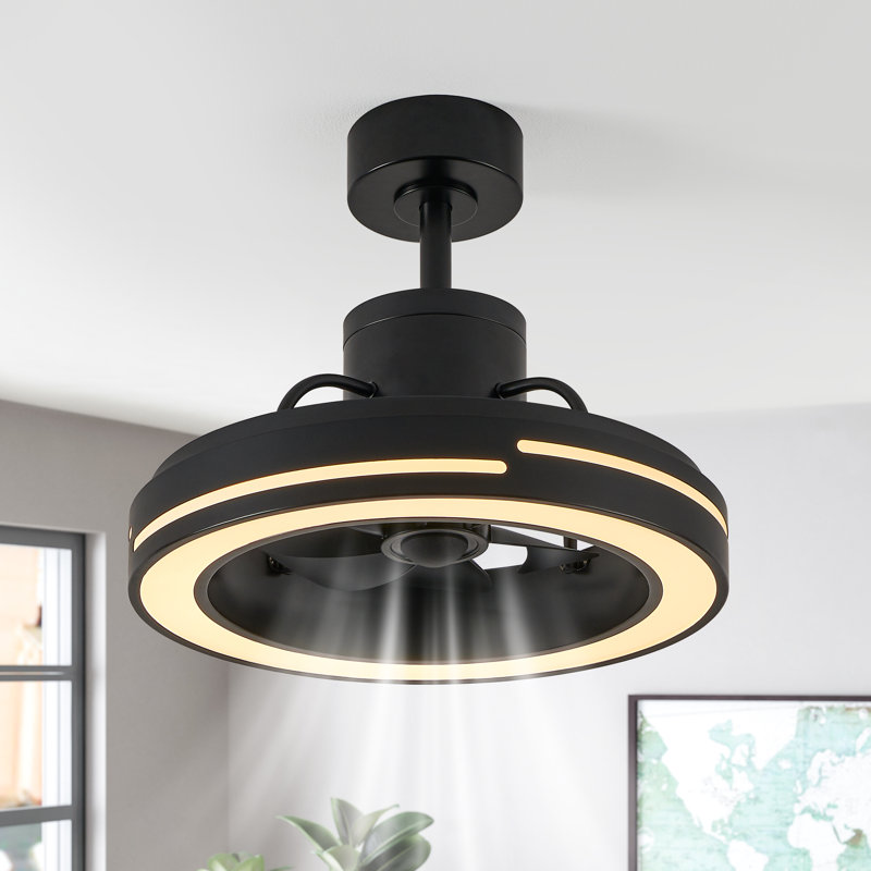 Ventilateur de plafond à intensité variable avec lumières DEL et télécommande