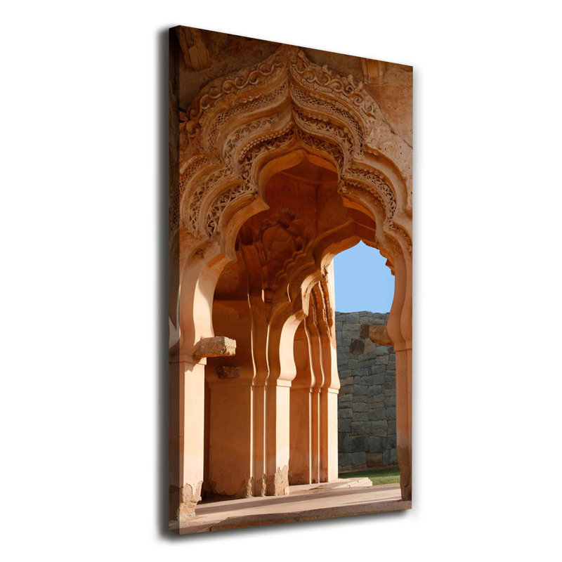 Georgetown Lotus Mahal Hampi - Wrapped Canvas Print