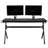 Gaming Desk and Reclining Gaming Chair Set with Cup Holder, Headphone Hook & Removable Mouse Pad Top-84973904
