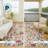 Machine Washable Indoor/Outdoor Chantille ACN2438 Floral Rug-2114827943-2114827941