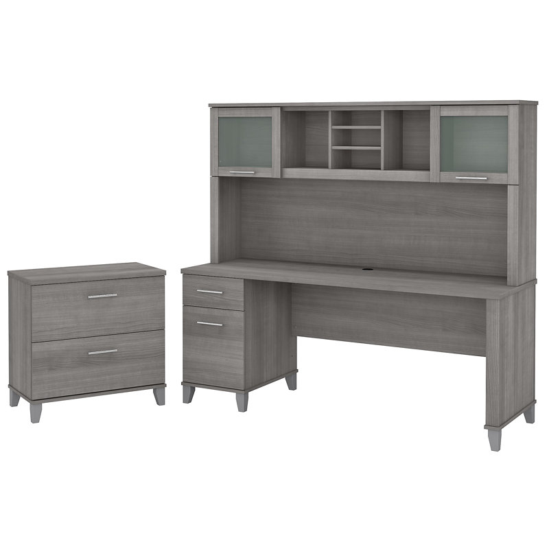 Ozro 71'' Desk, Platinum Gray