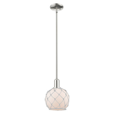 Arcadia - 1 Light 10" Stem Hung Mini Pendant