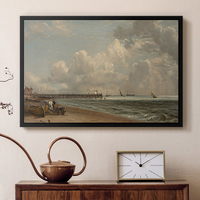 Yarmouth Jetty, 1822-John Constable-Framed Gallery Wrapped Canvas