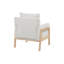 Boucle Accent Chair With Wooden Frame-118034075