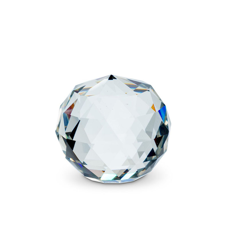 Lucera Crystal Prism Ball Decoration Vase Filler, 1.25" H x 1.25" W x 1.25" D, Multicolor