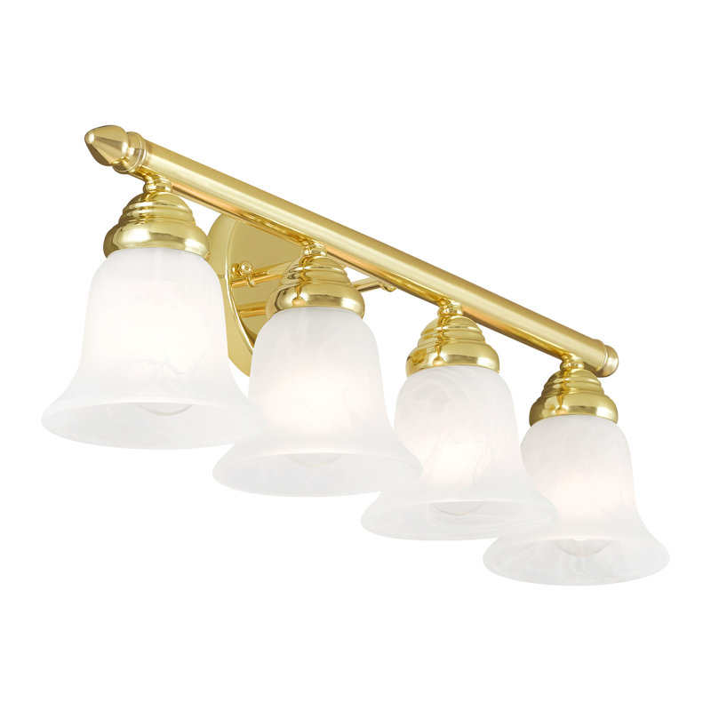 Hardin 4 - Light Dimmable Vanity Light, Polished Brass