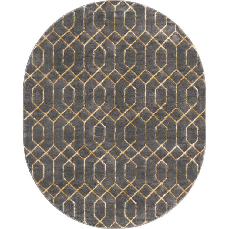 Glam Gray/Gold Area Rug