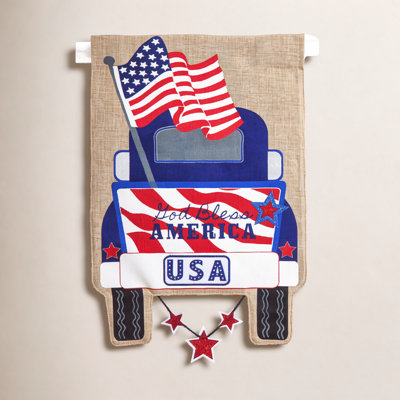 Penley Pick-Up Truck Garden Flag