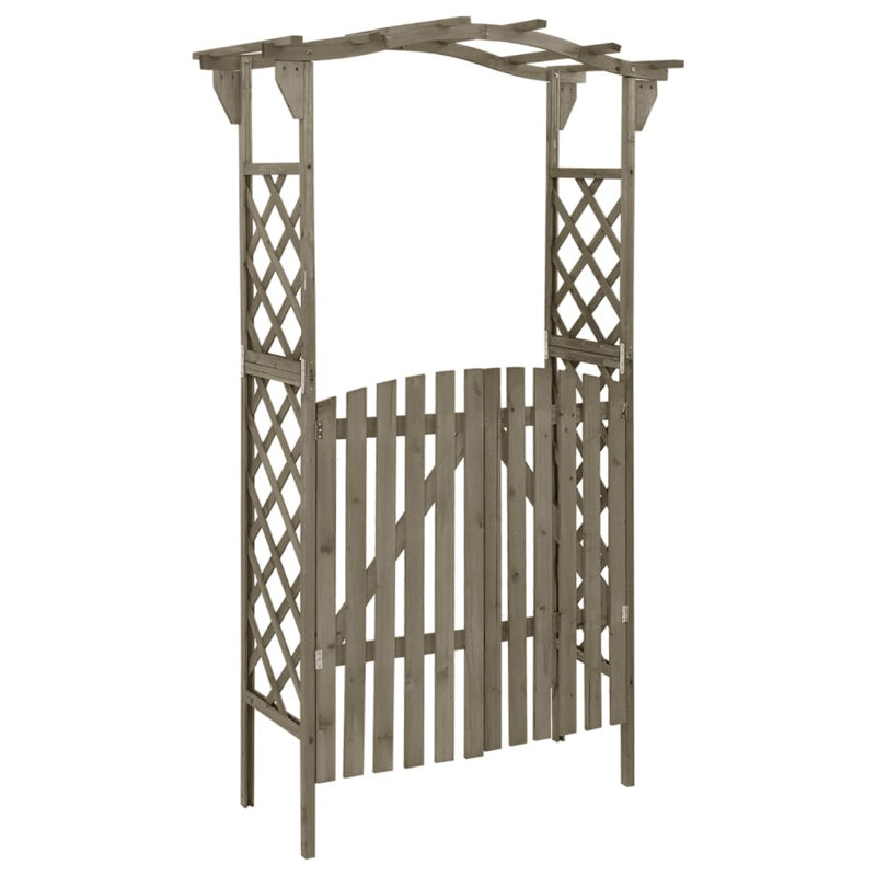 Arche de jardin VidaXL Arbor, gris