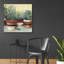  «Pots Herbs II Stripes Crop» par Carol Rowan, art mural en verre acrylique, 36 po x 36 po-1320898728