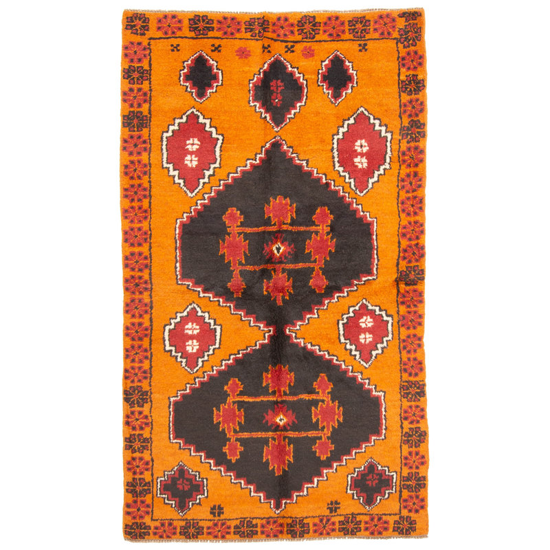 Rizbaft Orange Rug 3'5" x 6'5"