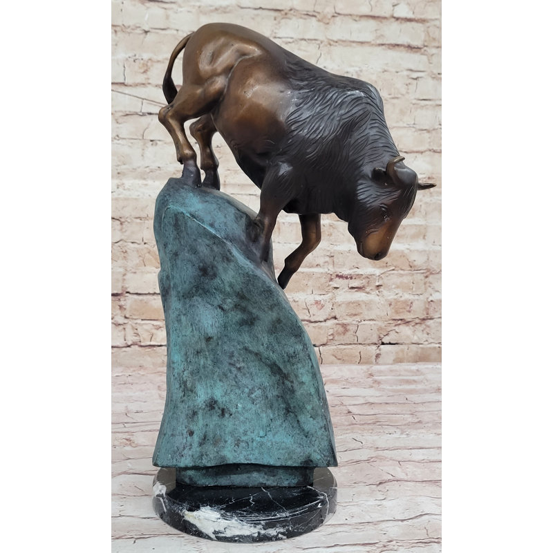 Sculpture en bronze de chauve-souris en bronze