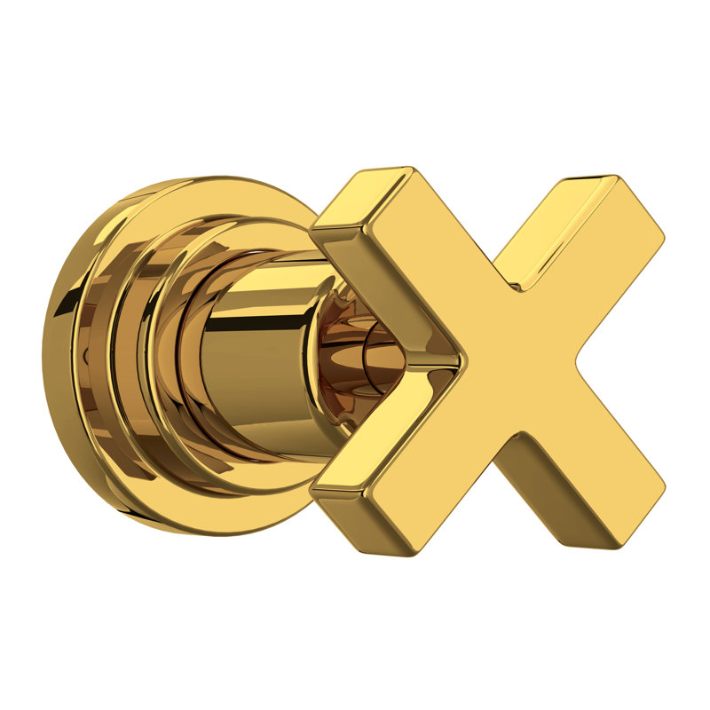 Lombardia® Trim For Volume Control And Diverter, Unlacquered Brass