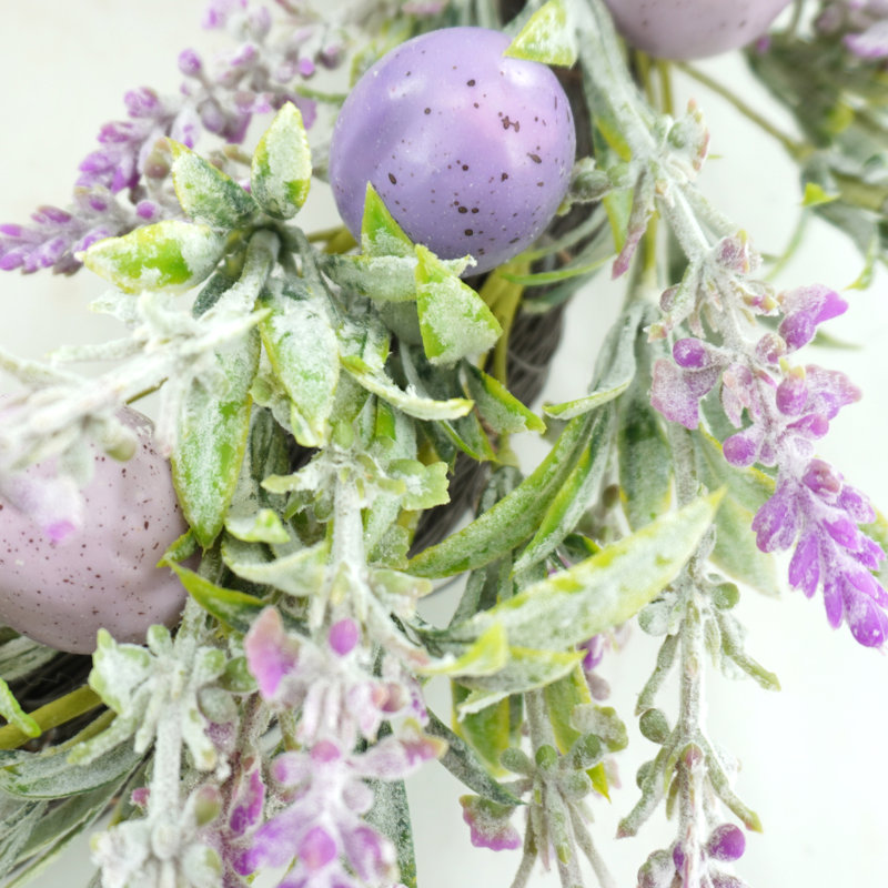 Œuf mauve 22 po et couronne de printemps à Melbourne