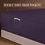 Ensemble de draps 4 pièces en microfibre de qualité hôtelière Elegant Comfort Luxury 1500-128979433-128979444