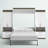 Arrington Storage Murphy Bed with Shelving and Fold-Out Desk-55325607-55325608