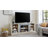 Large TV Desk Storage Rack With Faux Stacked Stone Surround-67075986