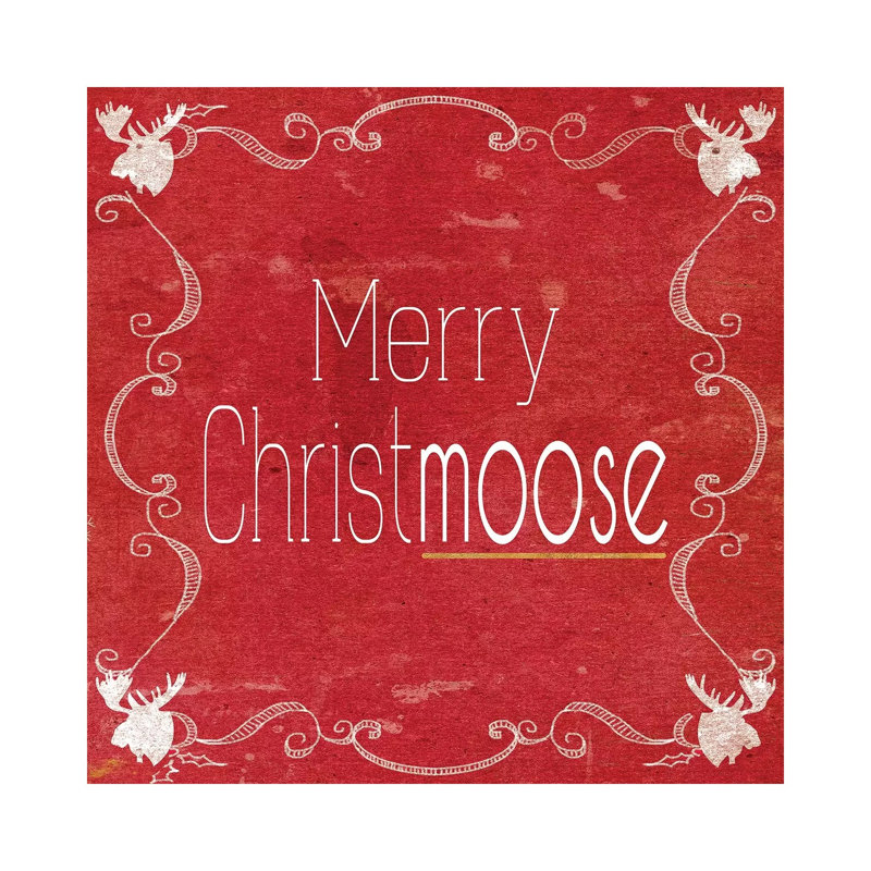 Red Hot Christmas Iii 1 Piece Wrapped Canvas Wall Art, 66.04 cm H x 66.04 cm W x 3.175 cm D