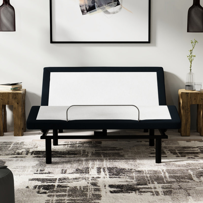 Base de lit grand ajustable avec massages, chargeurs, lampe de massage à intensité zéro
