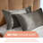 Deconovo 100% Pure Mulberry Silk Pillowcase for Hair and Skin, Super Soft Silk Pillowcase with 22 Momme 6A High-Grade Fibers, Envelope Closure, Set of 2-106367738-106367736